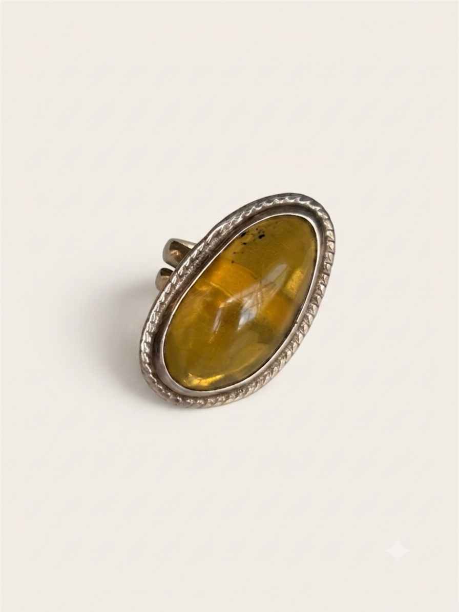 Anillo de Ámbar natural