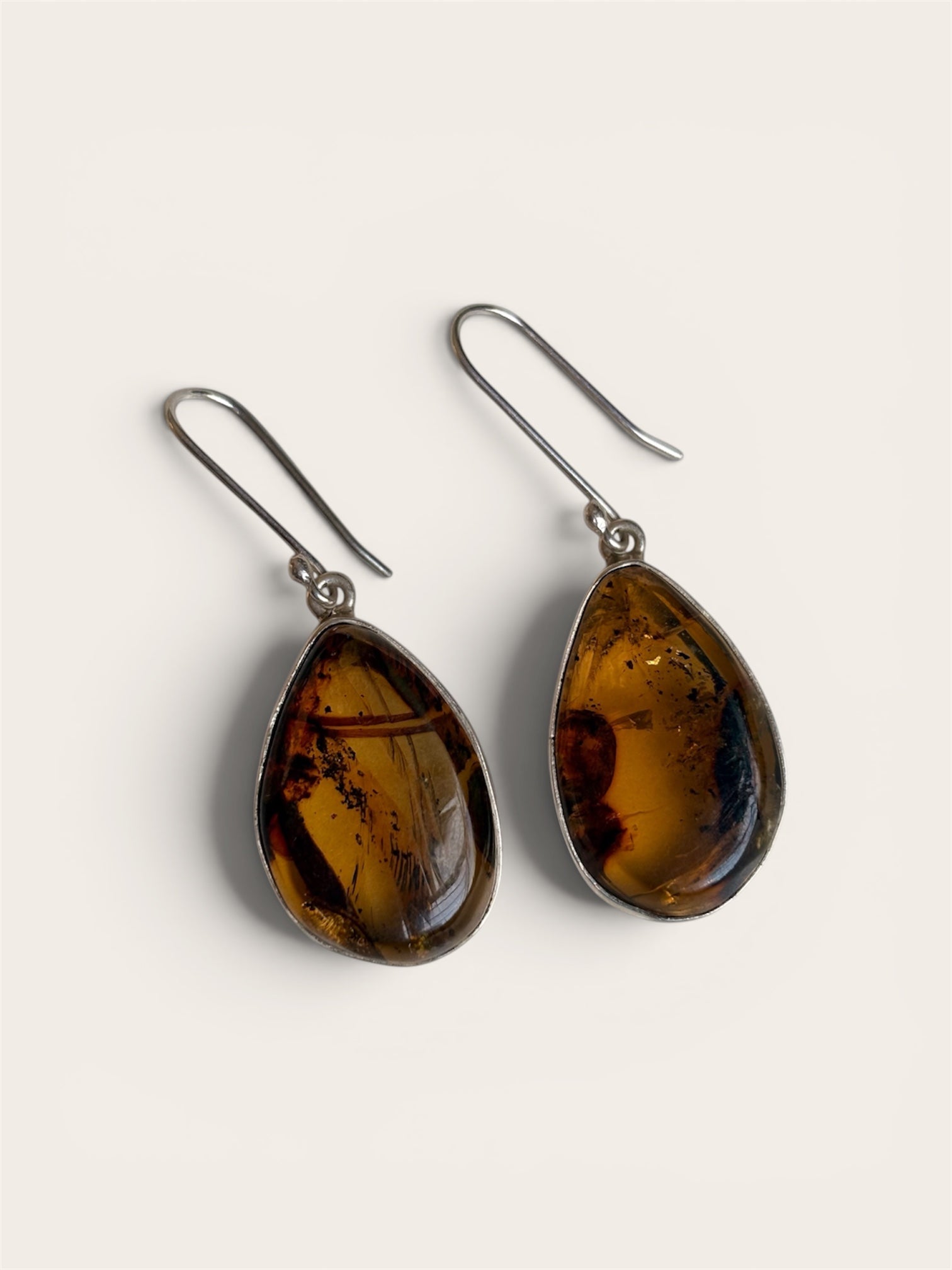 Pendientes de Ámbar natural
