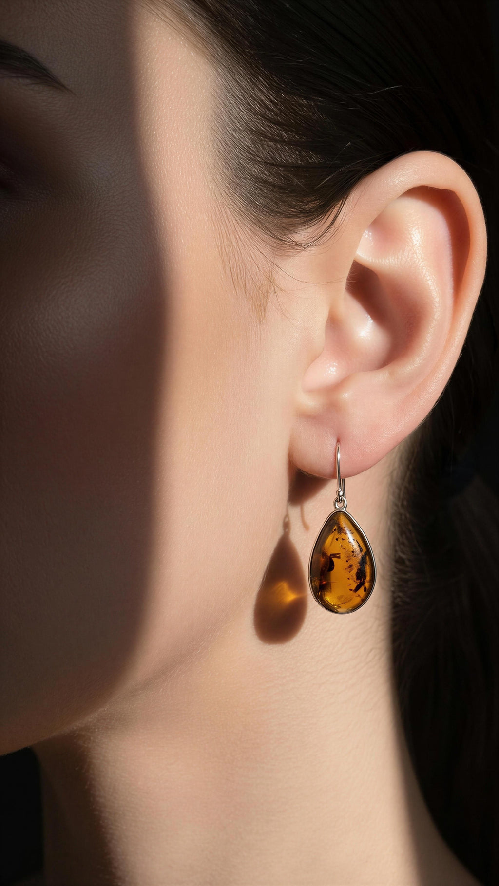 Pendientes de Ámbar natural