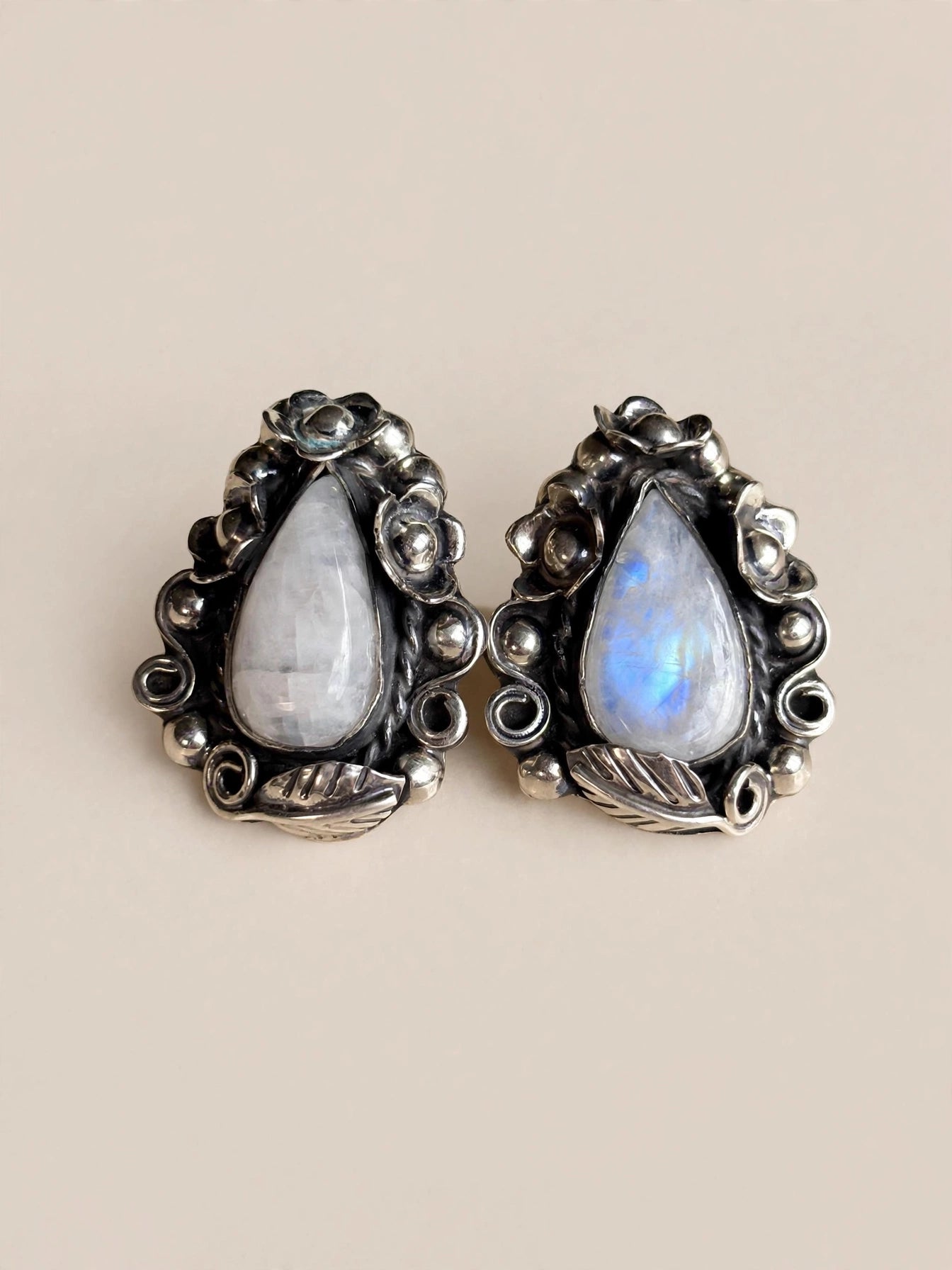 BLUE MOONSTONE Pendant and Earrings