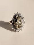 NATURAL PYRITE Ring