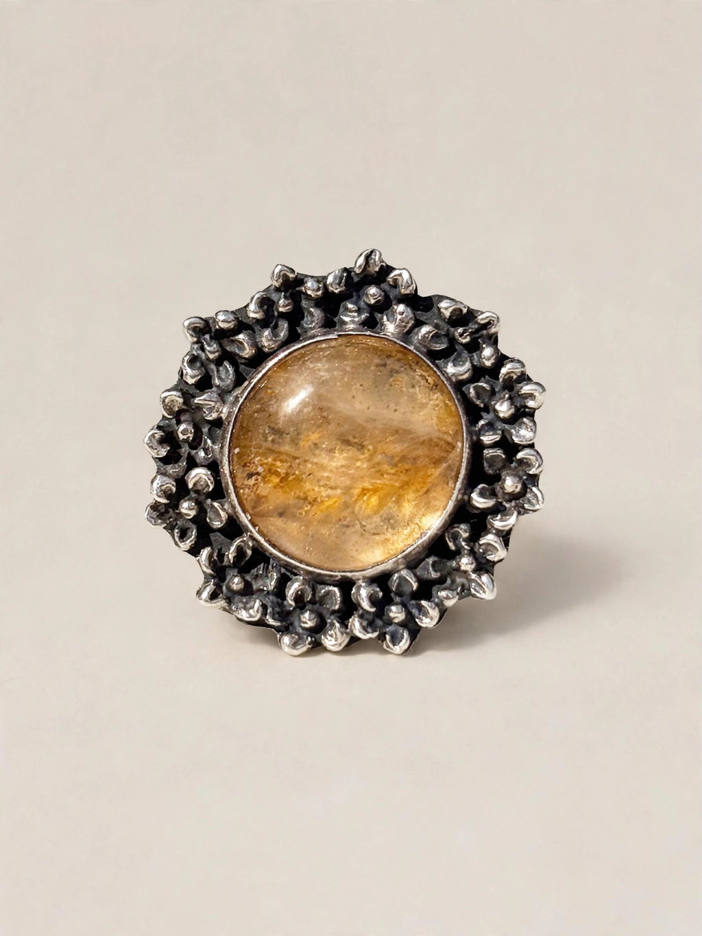 NATURAL AMBER ring